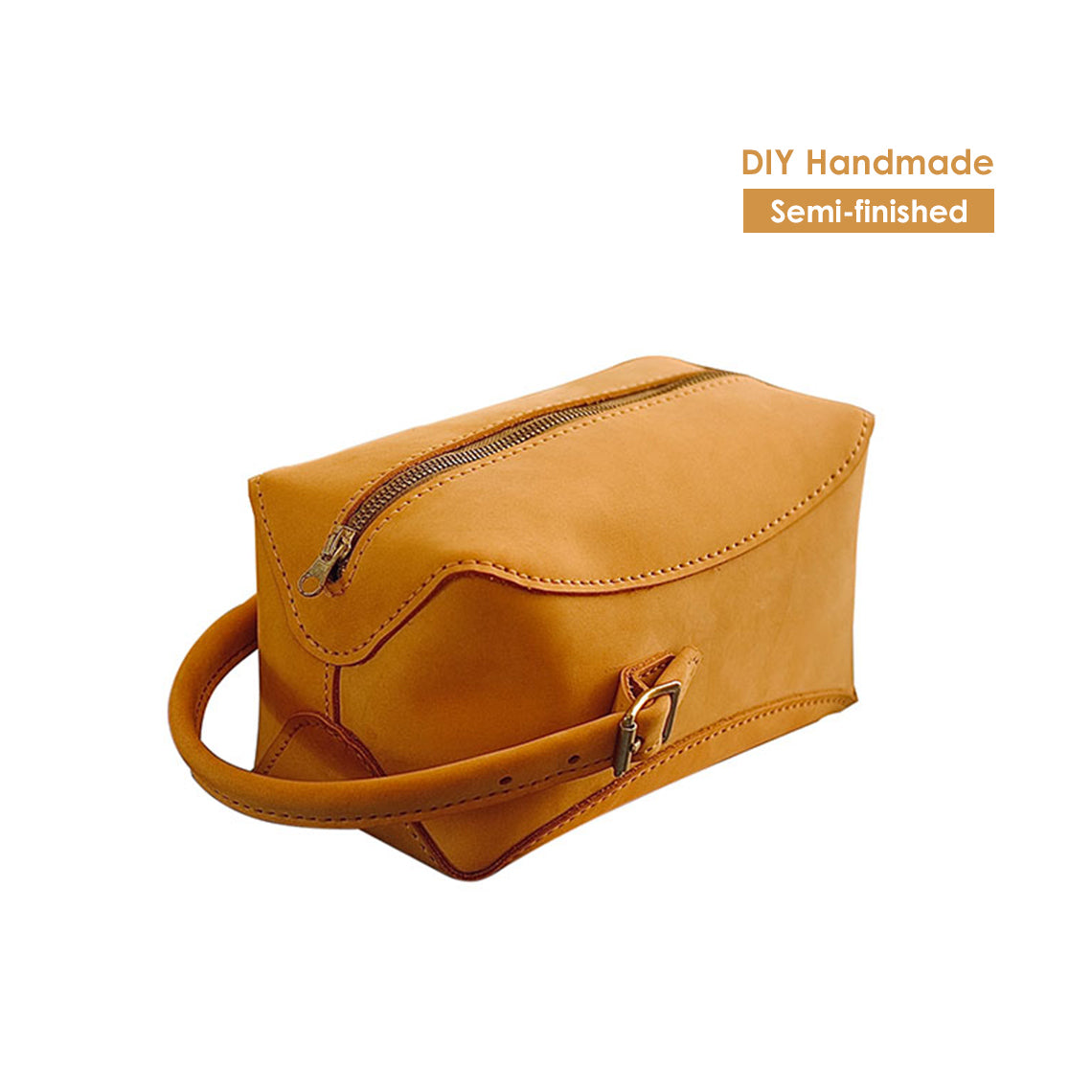 CUCUBIRD POPSEWING® Nubuck Leather Makeup Bag & Toiletry Bag DIY Kit  