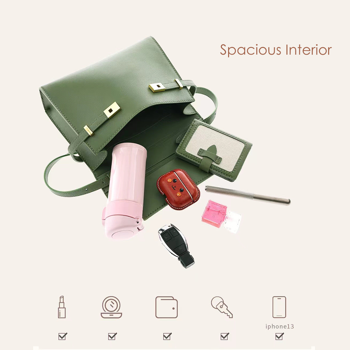 CUCUBIRD POPSEWING® Leather City Crossbody Bag DIY Kit  