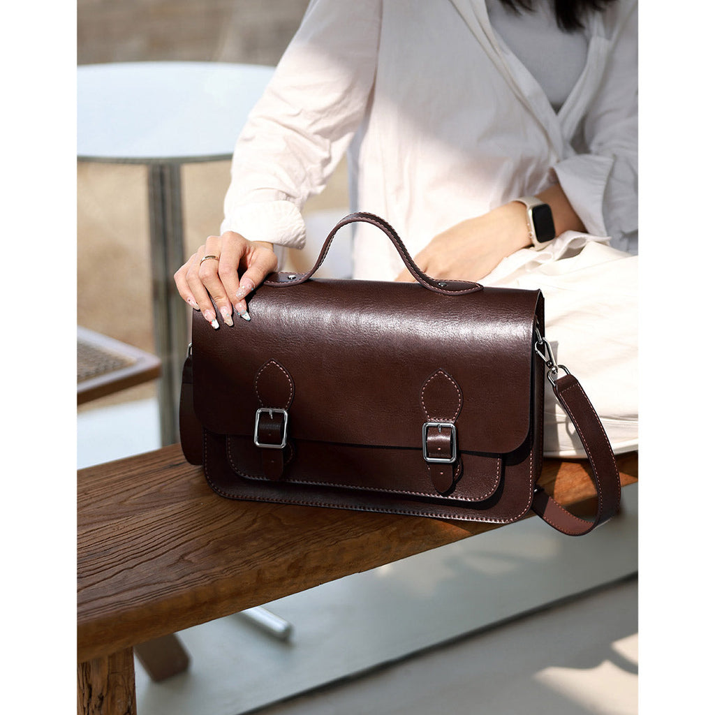 CUCUBIRD POPSEWING® Leather Men Messenger Satchel Bag DIY Kit  