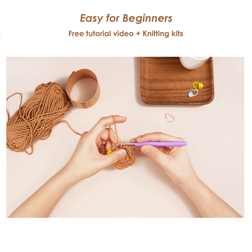 CUCUBIRD POPSEWING® Crochet Milk Box Bag DIY Kit  