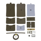 CUCUBIRD POPSEWING® Full Grain Leather Tofu Constance Bag Charm DIY Kits  