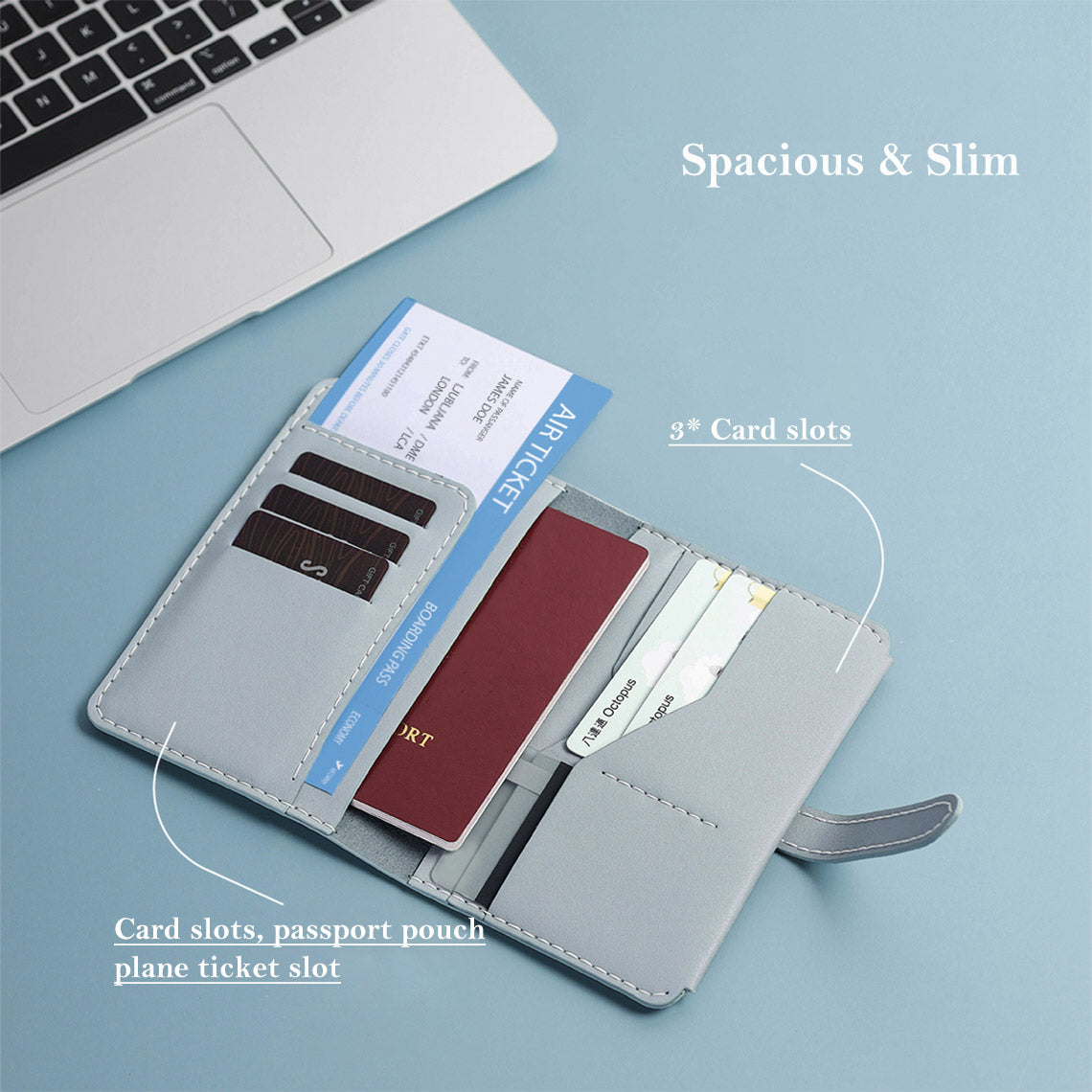 CUCUBIRD POPSEWING® Leather Passport Wallet DIY Kit  