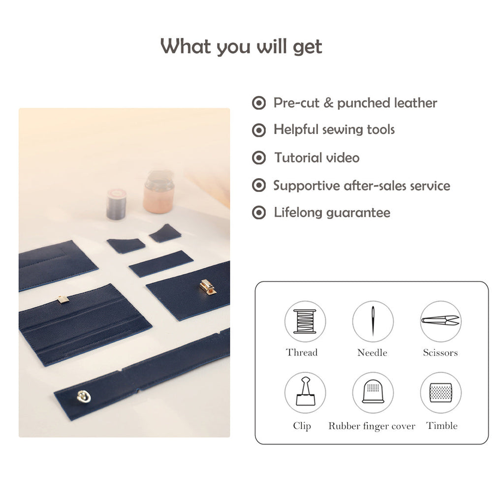CUCUBIRD POPSEWING® Leather Box Phone Bag DIY Kit  