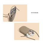 CUCUBIRD Leather Simple Crossbody Phone Bag  