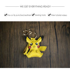CUCUBIRD POPSEWING® Leather lightning Keychain DIY Kit  