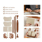 CUCUBIRD Leather Jackie Shoulder Bag DIY Kit | Price Drop at Checkout  