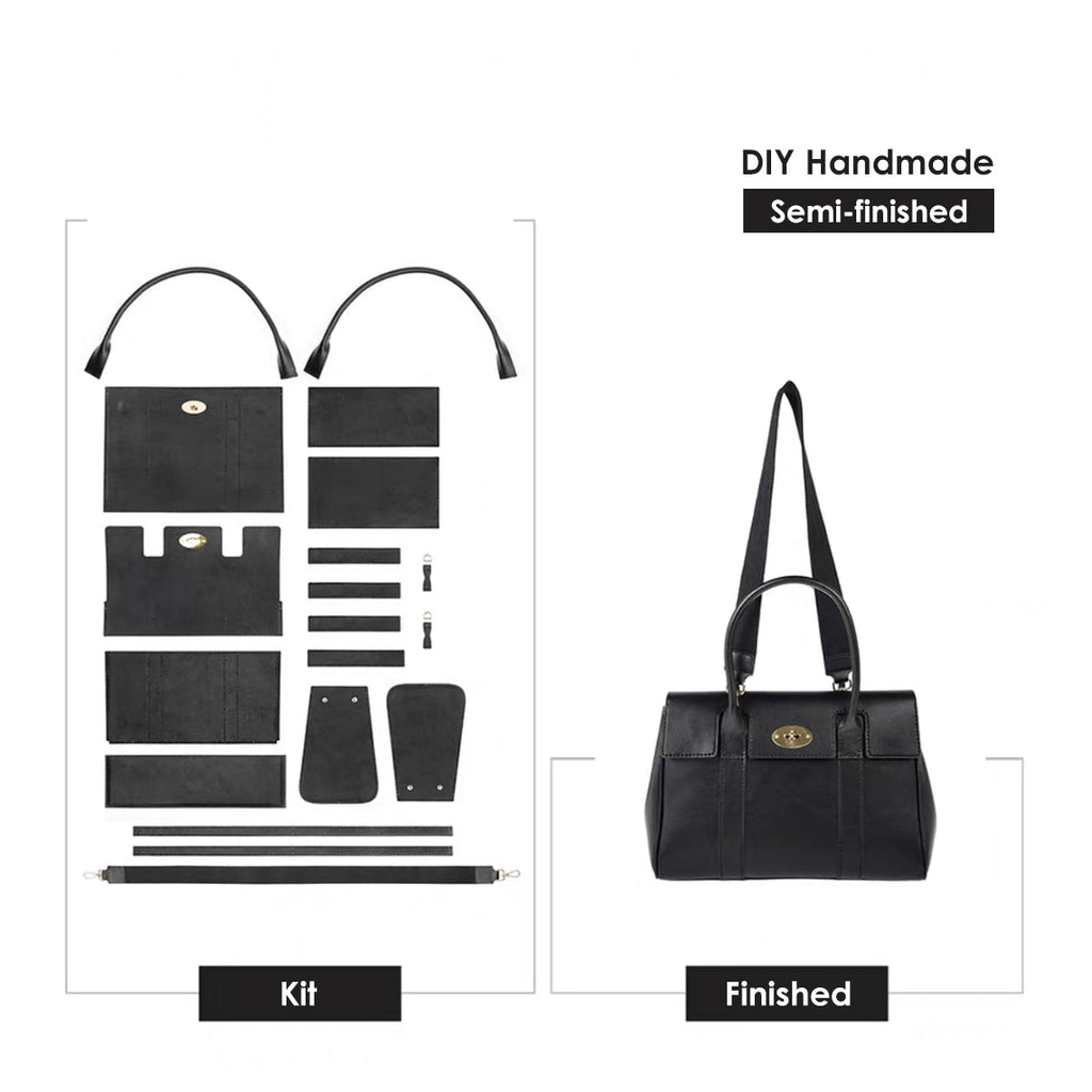 CUCUBIRD POPSEWING® Leather Women Work Tote Bag DIY Kit  