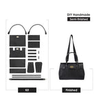 CUCUBIRD POPSEWING® Leather Women Work Tote Bag DIY Kit  