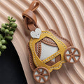 CUCUBIRD POPSEWING® Sheep Leather Pumpkin Carriage Bag Charm DIY Kit  