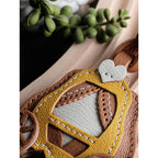 CUCUBIRD POPSEWING® Sheep Leather Pumpkin Carriage Bag Charm DIY Kit  