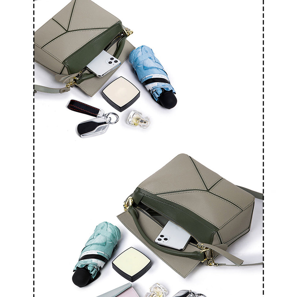 CUCUBIRD POPSEWING® Leather Geometry Crossbody Bag DIY Kit  
