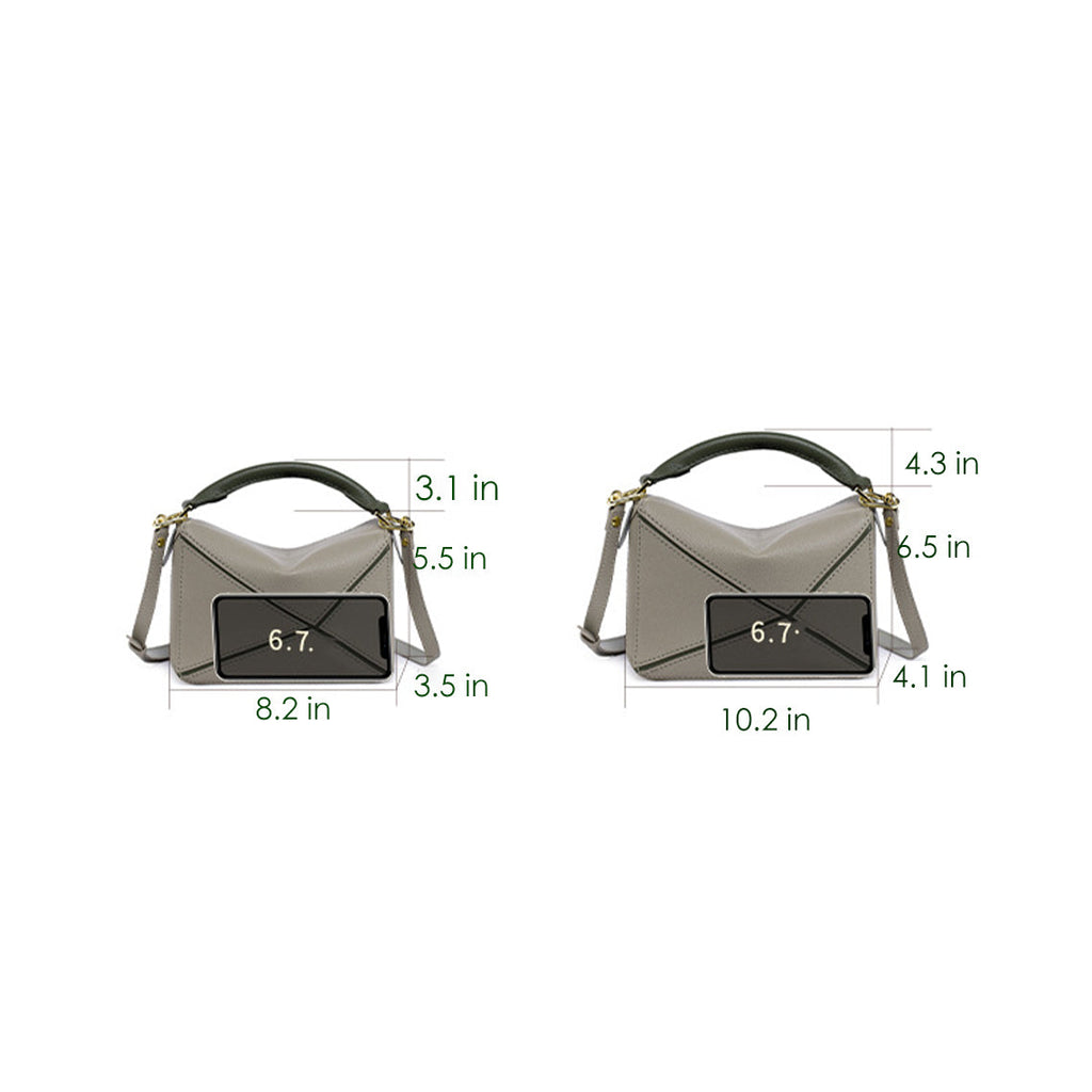 CUCUBIRD POPSEWING® Leather Geometry Crossbody Bag DIY Kit  