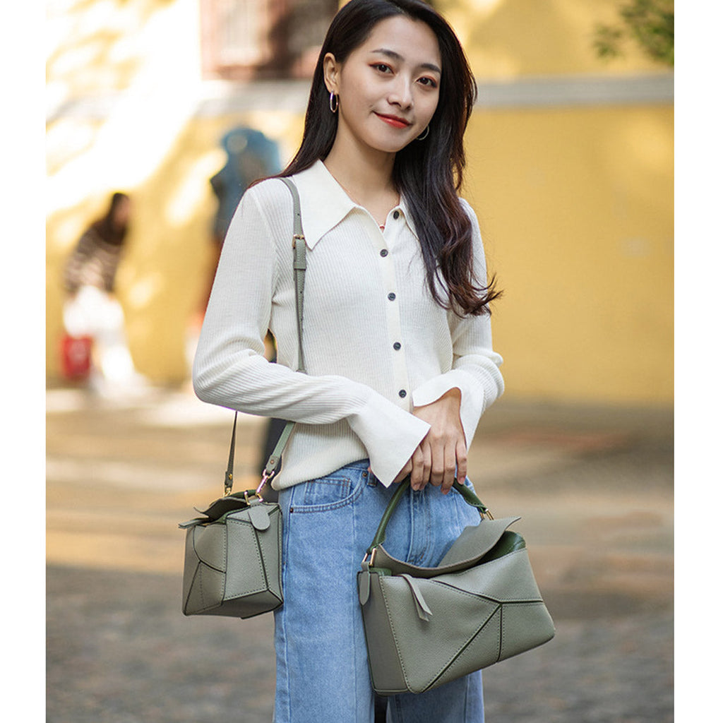 CUCUBIRD POPSEWING® Leather Geometry Crossbody Bag DIY Kit  