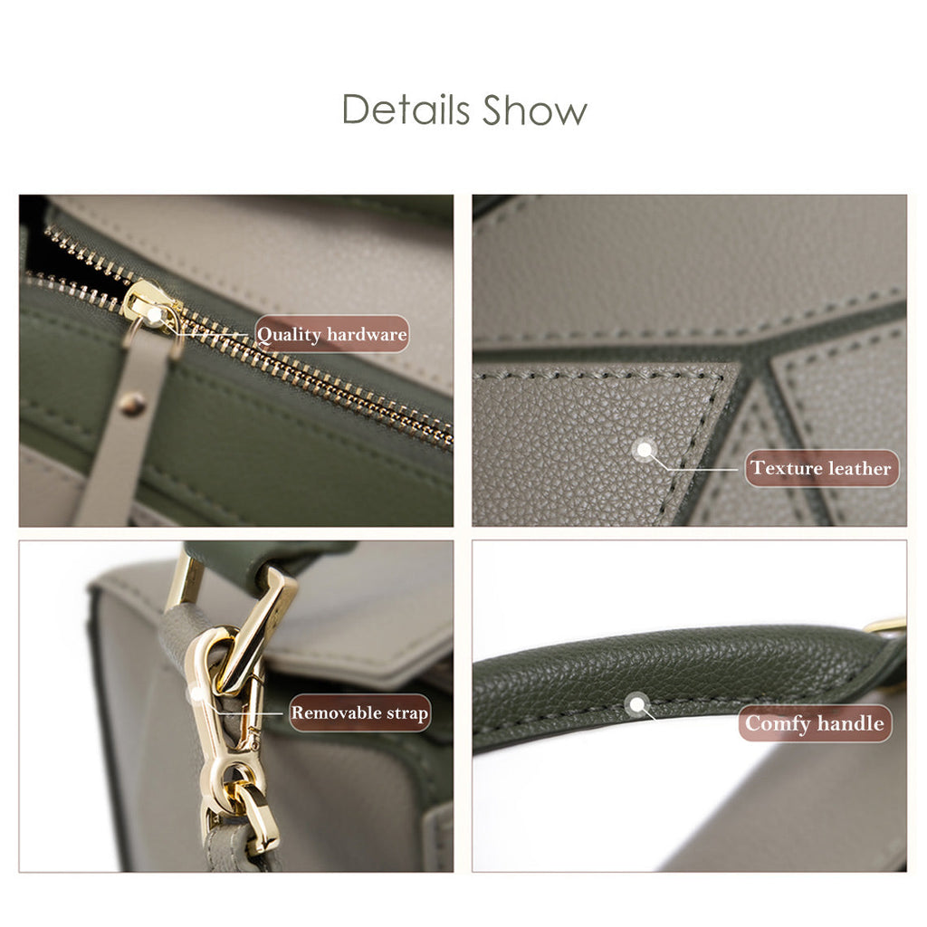 CUCUBIRD POPSEWING® Leather Geometry Crossbody Bag DIY Kit  