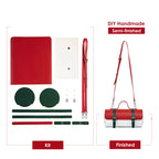 CUCUBIRD POPSEWING® Leather Cylinder Satchel Top Handle Bag DIY Kit  