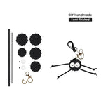 CUCUBIRD POPSEWING® Sheep Leather Scoot Sprites Keychain DIY Kit  