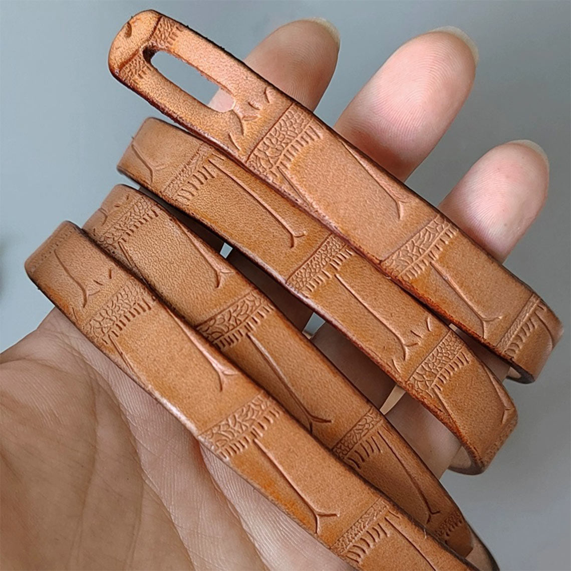 CUCUBIRD POPSEWING® Full Grain Leather Skinny Dress Belt for Women  