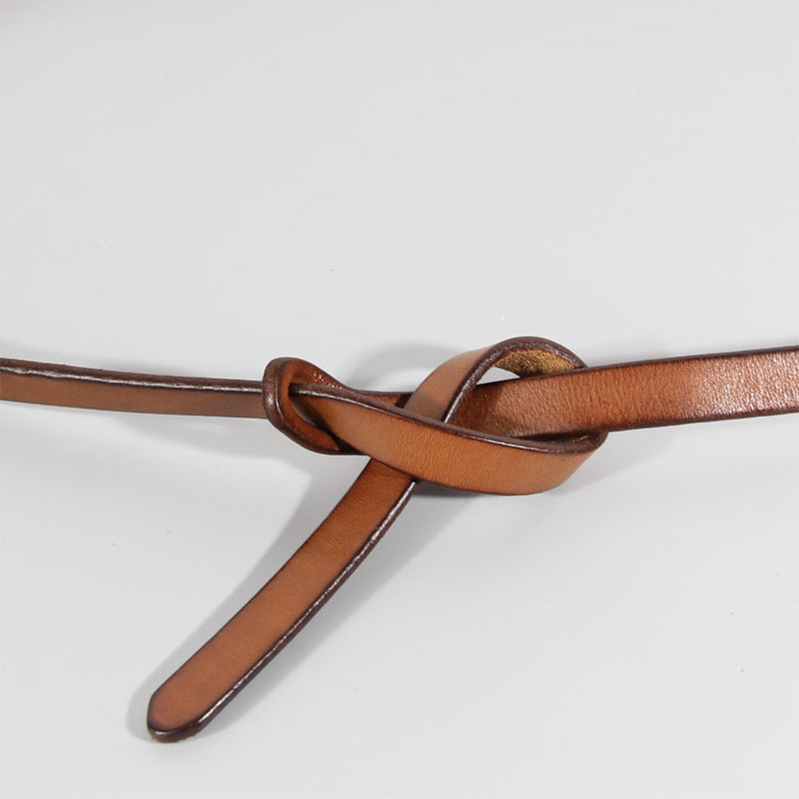 CUCUBIRD POPSEWING® Full Grain Leather Skinny Dress Belt for Women  