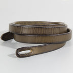 CUCUBIRD POPSEWING® Full Grain Leather Skinny Dress Belt for Women  