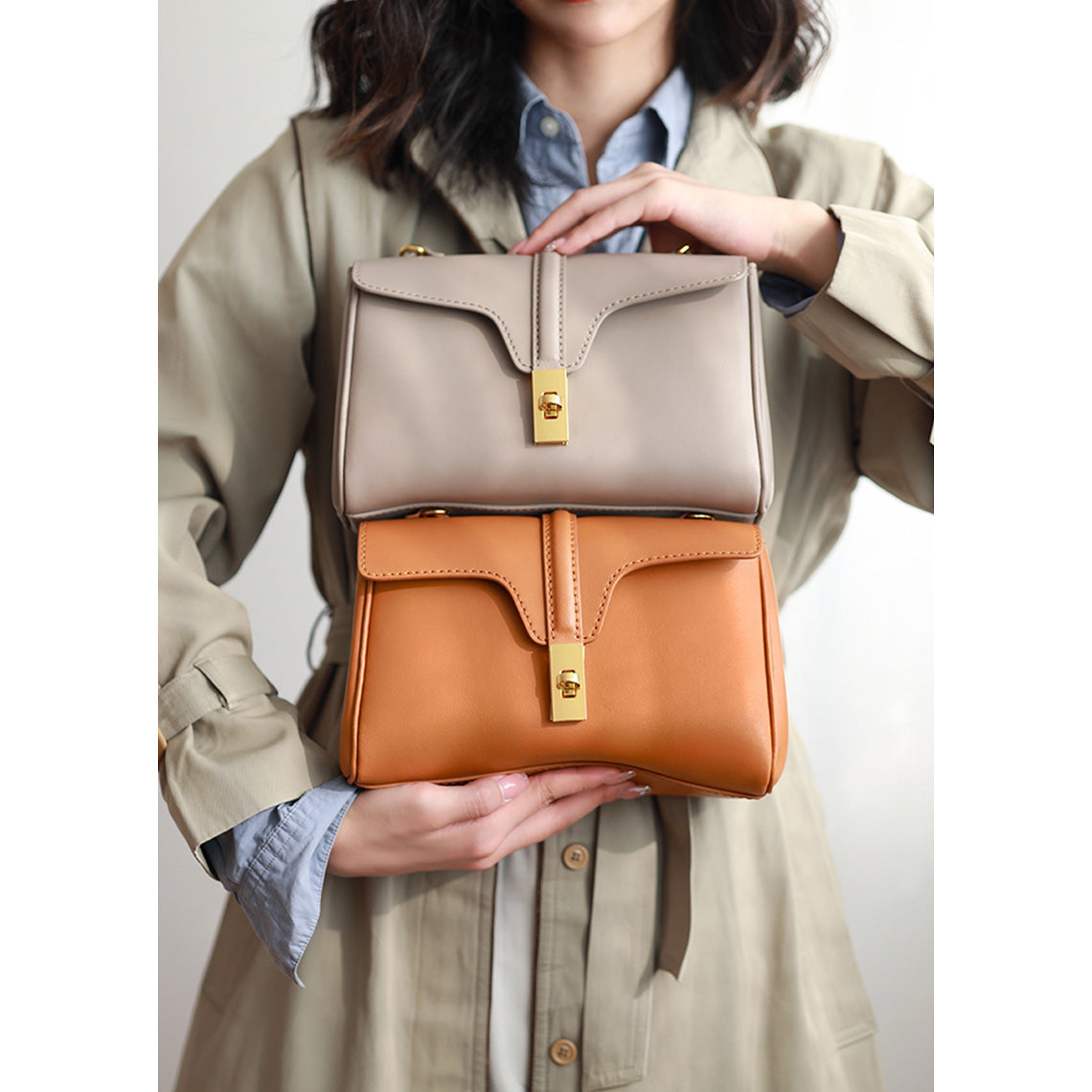 CUCUBIRD POPSEWING® Leather Supple Large Tote Bag DIY Kit  