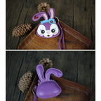 CUCUBIRD POPSEWING® Leather Lavender Bunny Keychain DIY Kit  