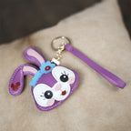 CUCUBIRD POPSEWING® Leather Lavender Bunny Keychain DIY Kit  