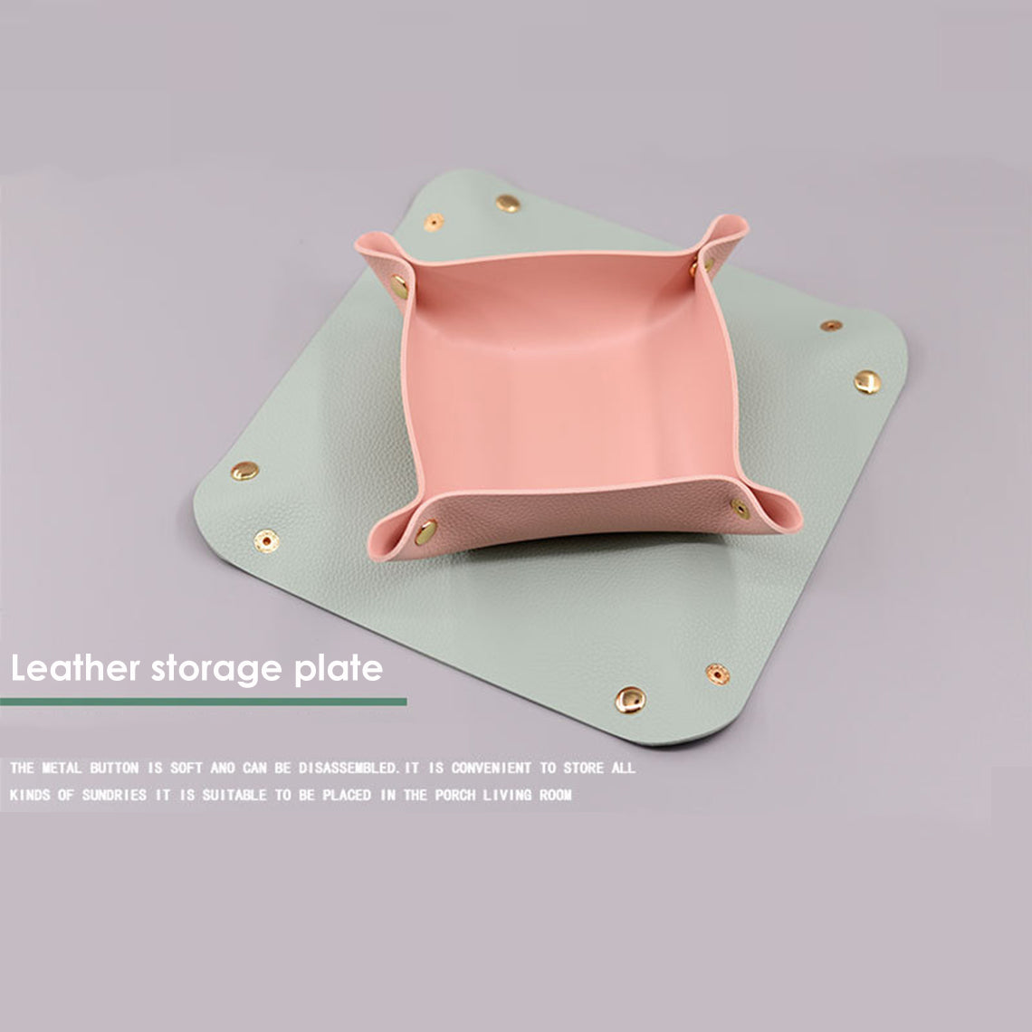 CUCUBIRD POPSEWING® Leather Handmade Tray  