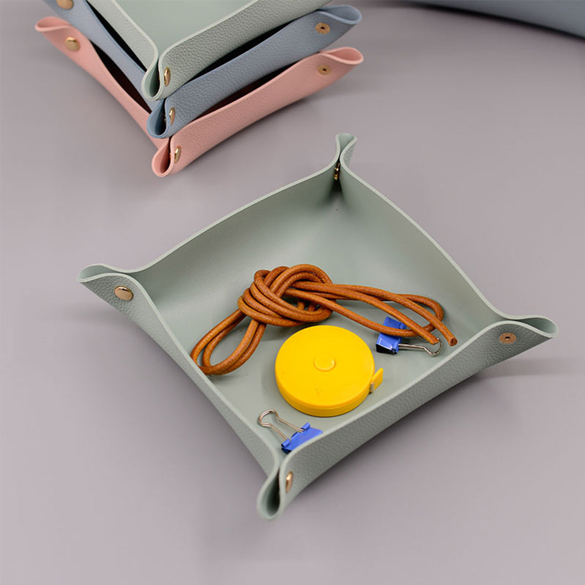 CUCUBIRD POPSEWING® Leather Handmade Tray  