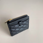 CUCUBIRD Sheep Leather Quilted Bifold Wallet  