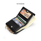 CUCUBIRD Sheep Leather Quilted Bifold Wallet  