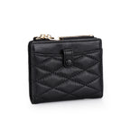 CUCUBIRD Sheep Leather Quilted Bifold Wallet  
