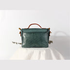 CUCUBIRD Vegetable Tanned Leather Vintage Women Satchel Bag  