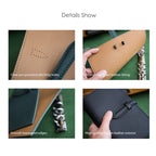 CUCUBIRD Full Grain Leather Strap A6 Notebook Cover DIY Kit  