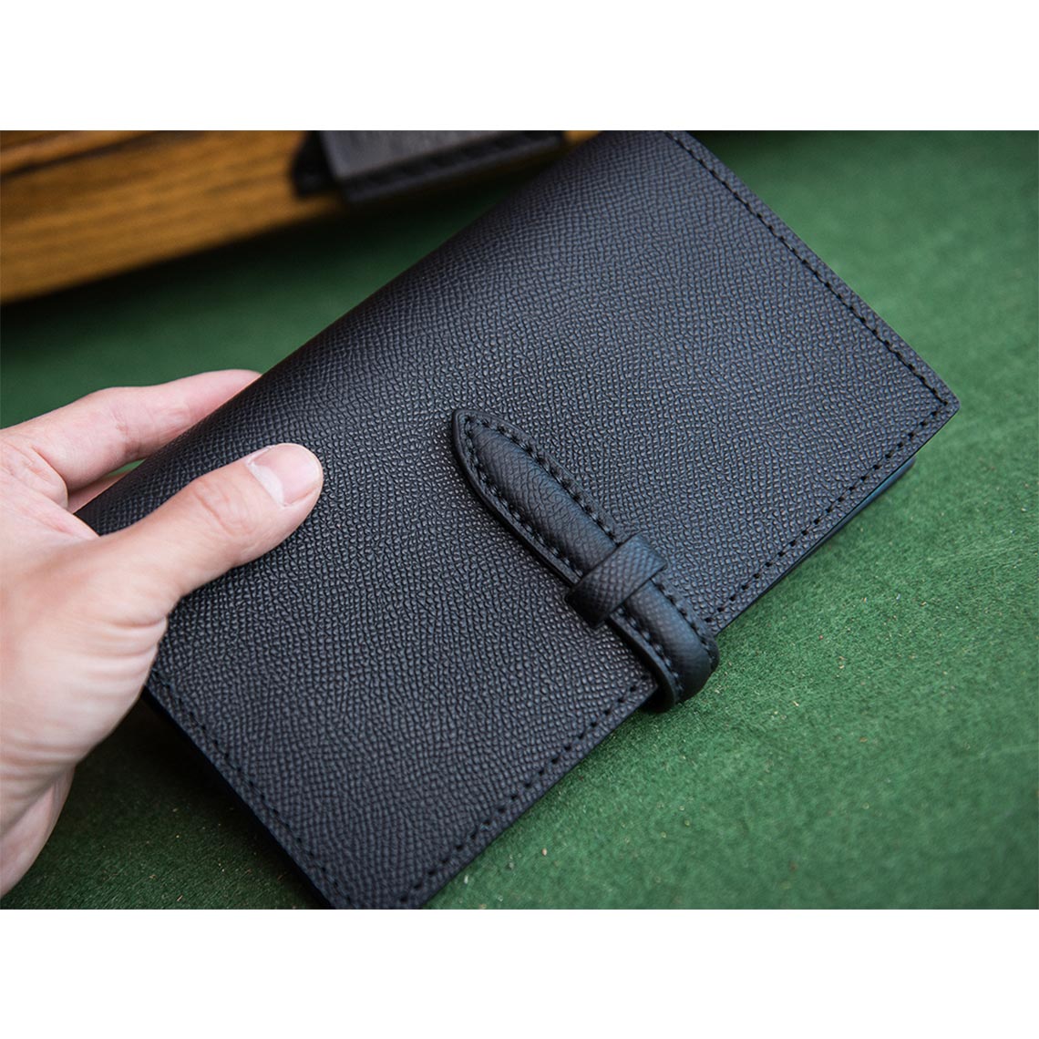 CUCUBIRD Full Grain Leather Strap A6 Notebook Cover DIY Kit  