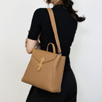 CUCUBIRD Top Grain Leather Women Tote Backpack DIY Kit  