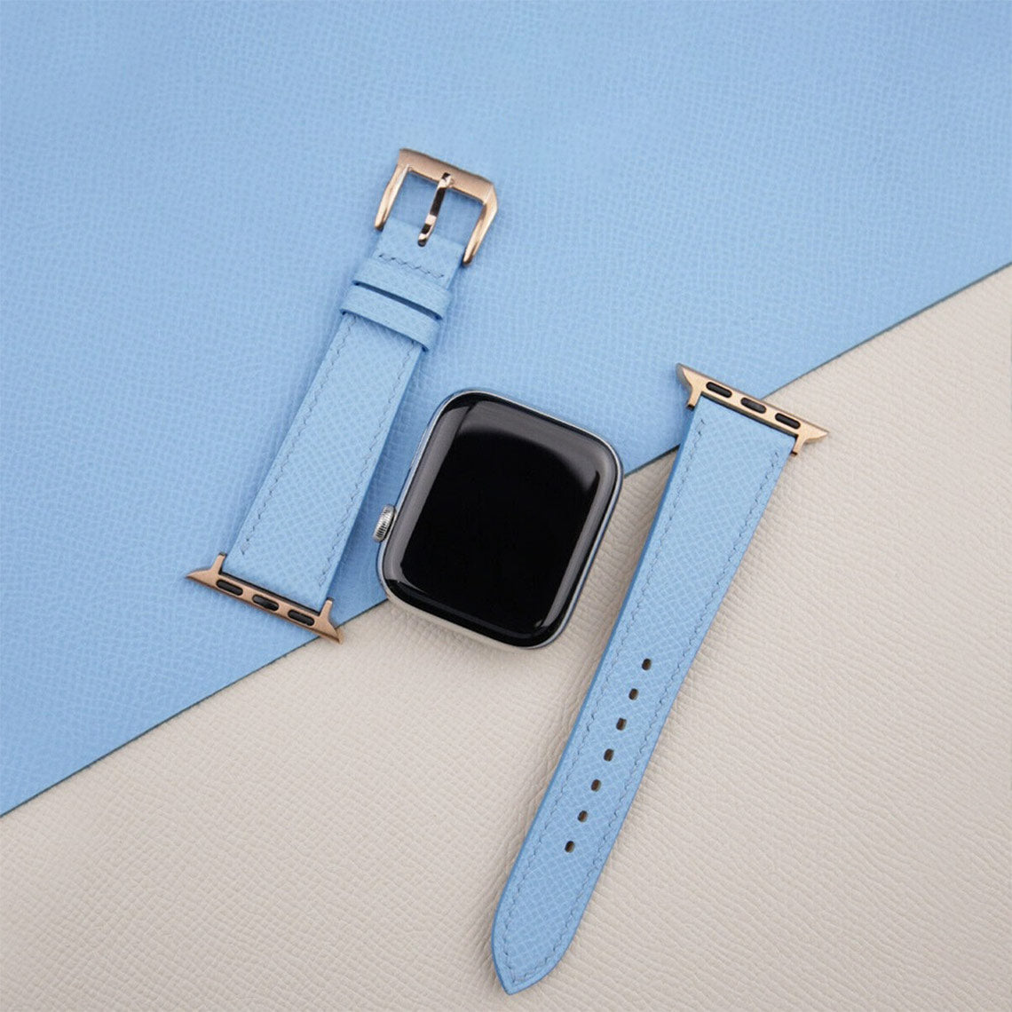 CUCUBIRD Top Grain Leather Apple Watch Band DIY Kits  