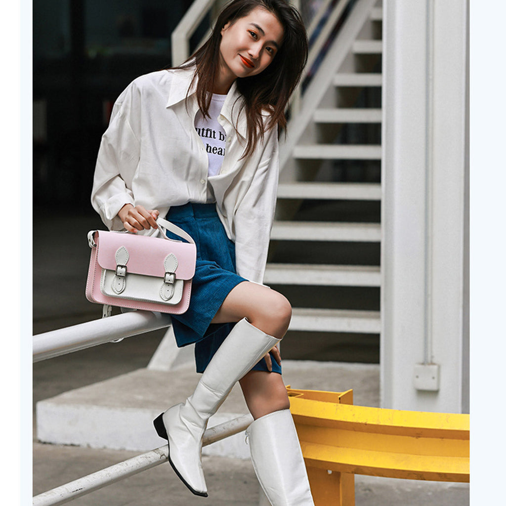 CUCUBIRD Lady Leather Fashion Crossbody Satchel Bag DIY Kit  