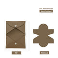 CUCUBIRD Epsom Leather Inspired Calvi Card Holder DIY Kit Taupe 