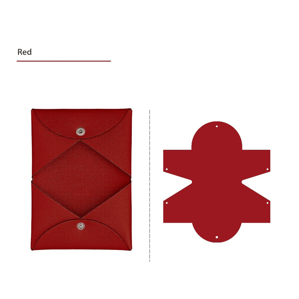 CUCUBIRD Epsom Leather Inspired Calvi Card Holder DIY Kit  