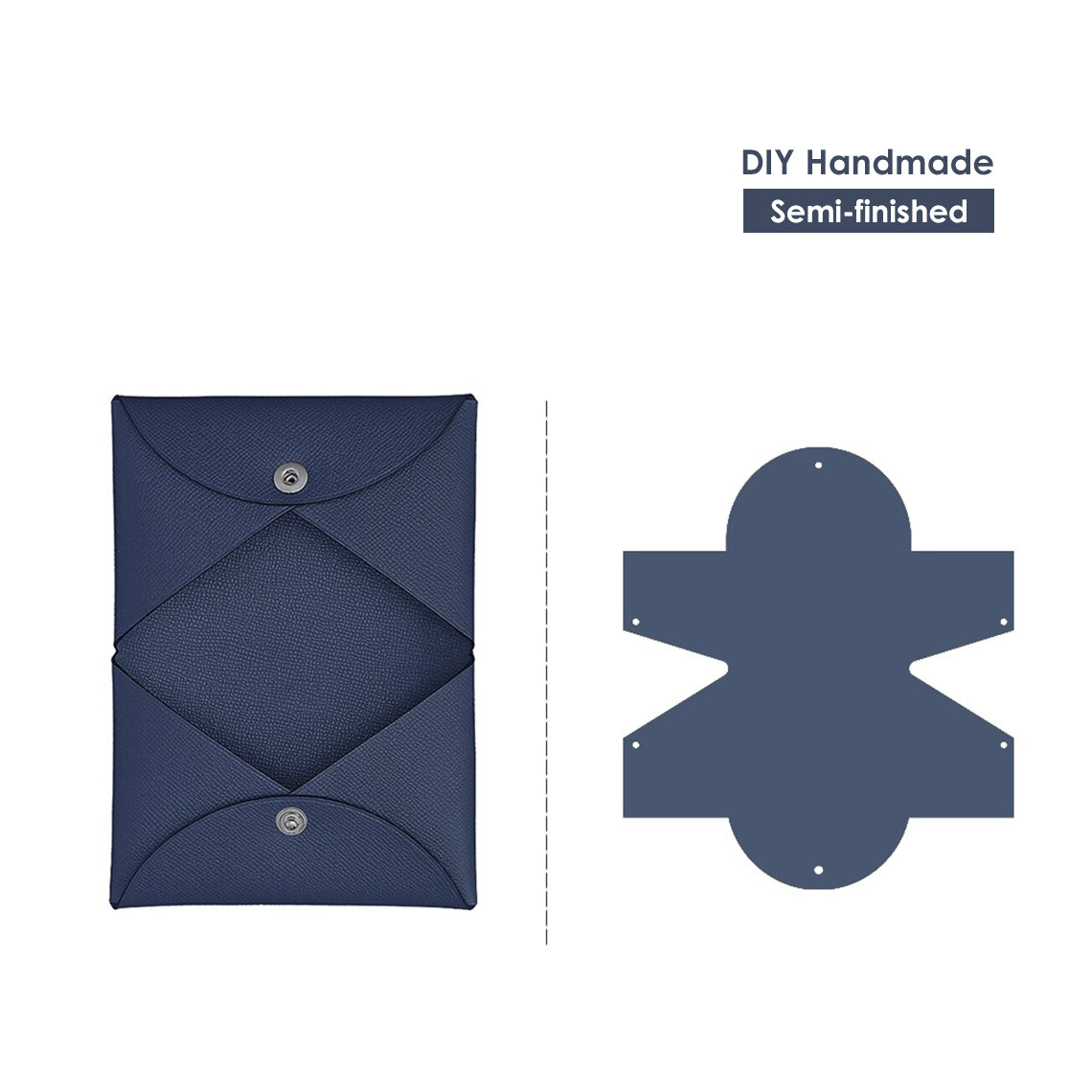 CUCUBIRD Epsom Leather Inspired Calvi Card Holder DIY Kit  