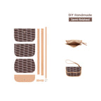 CUCUBIRD Leather Checker Coin Purse DIY Kits  