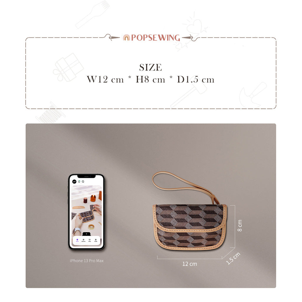 CUCUBIRD Leather Checker Coin Purse DIY Kits  