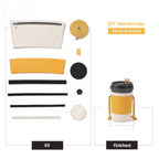 CUCUBIRD Leather Coffee Cup Bag DIY Kit  