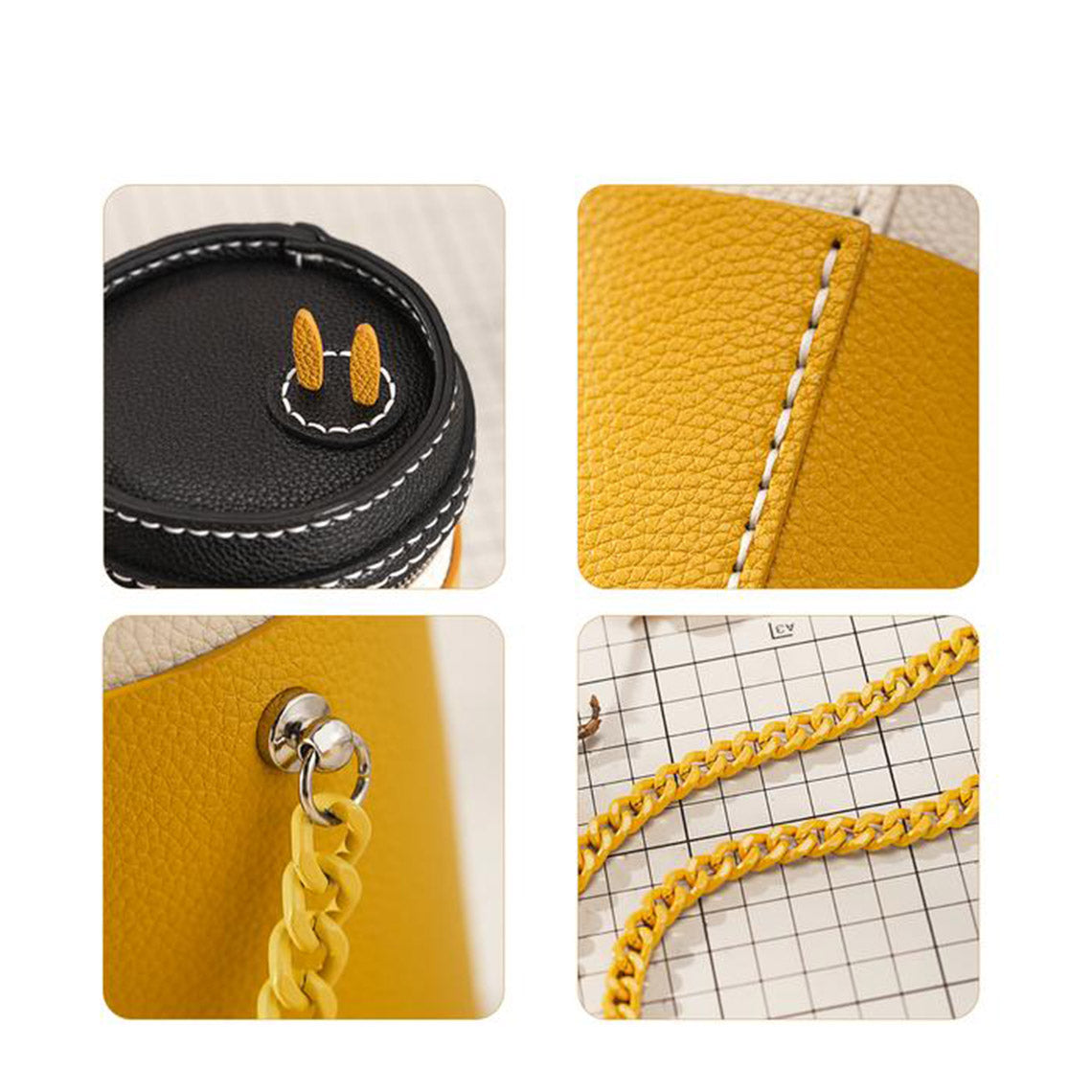 CUCUBIRD Leather Coffee Cup Bag DIY Kit  