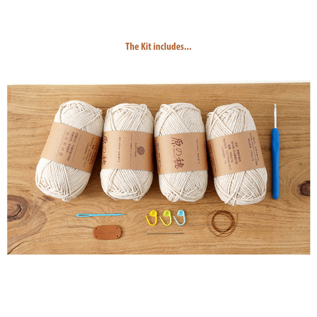 CUCUBIRD Crochet Beach Handbag DIY Kit  