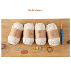 CUCUBIRD Crochet Beach Handbag DIY Kit  