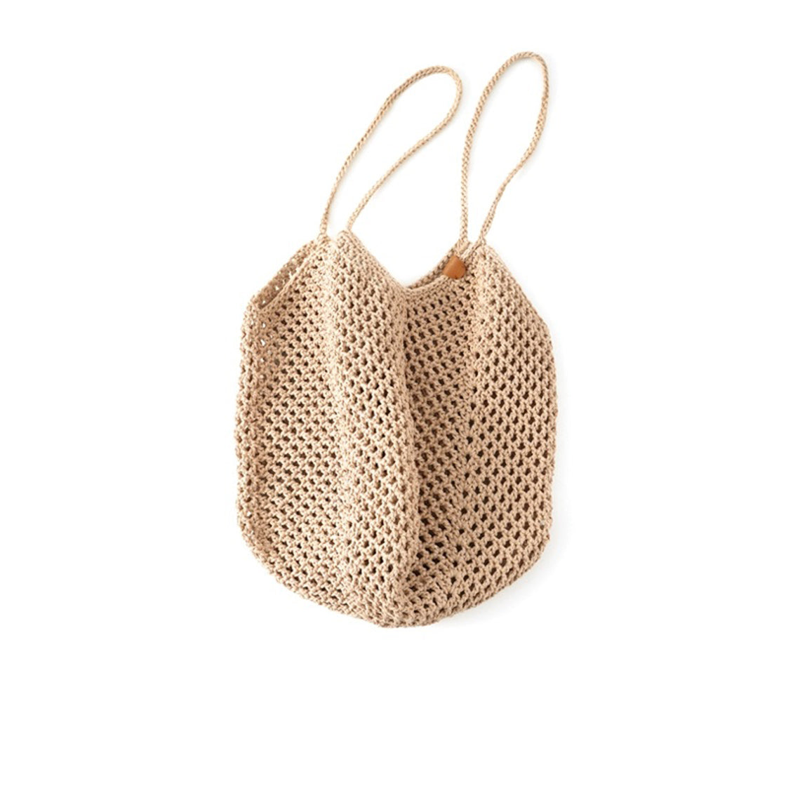 CUCUBIRD Crochet Beach Handbag DIY Kit Beige 