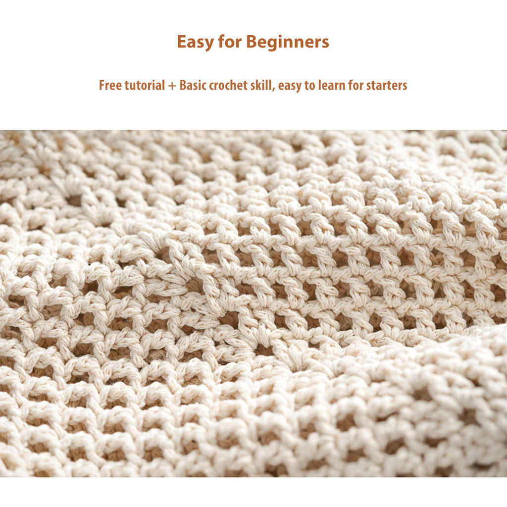 CUCUBIRD Crochet Beach Handbag DIY Kit  