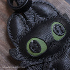 CUCUBIRD Sheep Leather Toothless Dragon Keychain DIY Kits  
