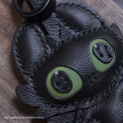 Sheep Leather Toothless Dragon Keychain DIY Kits - CUCUBIRD